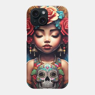 Sugar Skull & Roses Phone Case