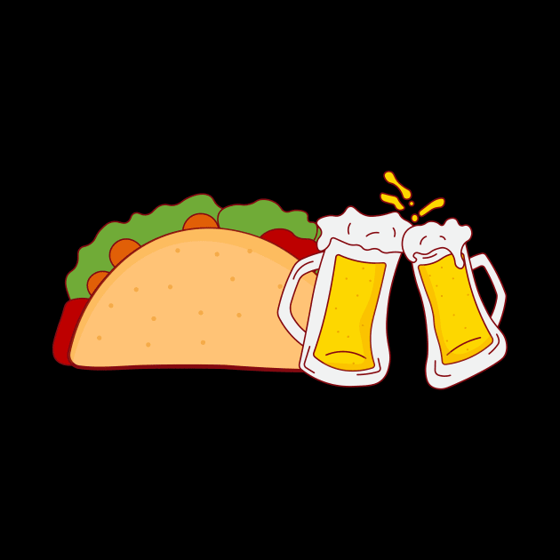 Taco and Beer by novaya