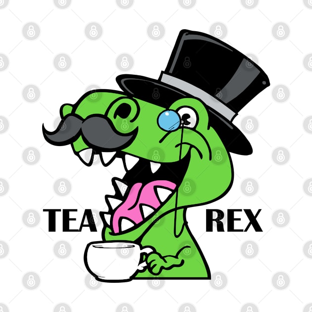 Tea Rex by DavesTees