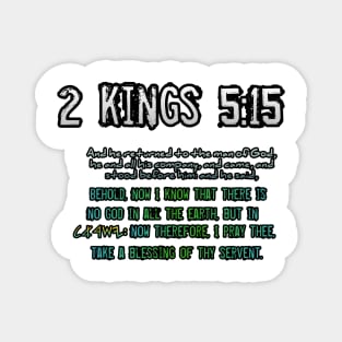 2 Kings 5:15 Magnet