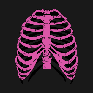 Pink ribs T-Shirt