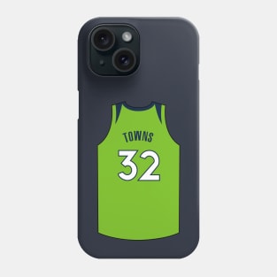 Karl-Anthony Towns Minnesota Jersey Qiangy Phone Case