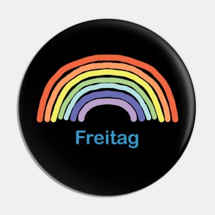 Freitag Friday Rainbow Pin