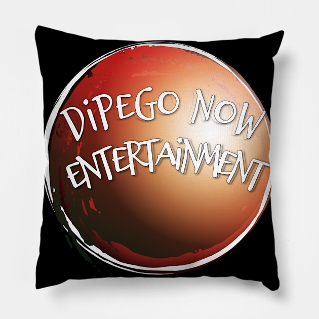 DiPEGO NOW logo Pillow by DiPEGO NOW ENTERTAiNMENT