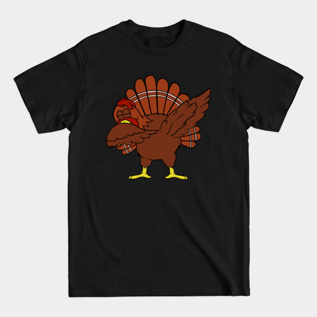 Disover Funny Happy Thanksgiving Dabbing Turkey Day T-Shirt Gift - Thanksgiving Turkey - T-Shirt