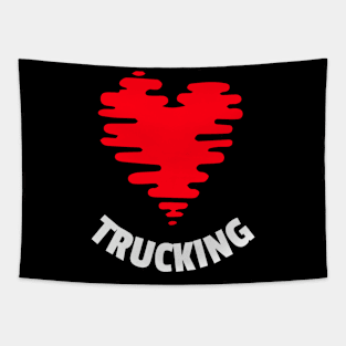 Love Trucking Tapestry