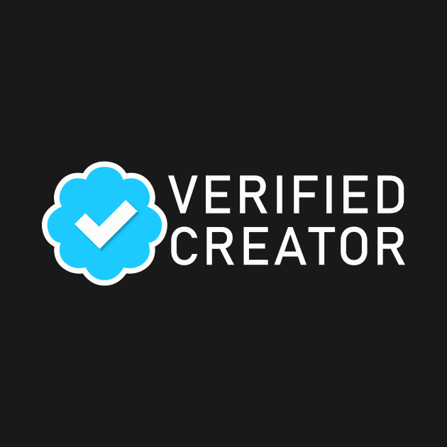 Content Creator Verified Blue Check by Ketchup