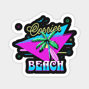Cossies Beach | Vintage Retro Design Magnet
