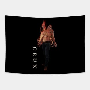 "Crux" Tested By Fire! Horror Icon Bill Oberst Jr. Licensed Merch: Grief/Recovery Tapestry