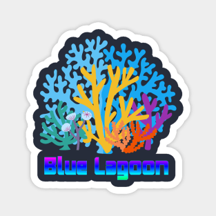 Blue Lagoon, The Story of the Sea, coral reefs Magnet