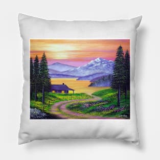 Mountain Paradise Pillow