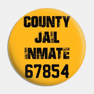 County Jail Inmate 67854 Pin