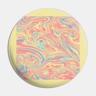 Trippy Fluid Pattern Holographic Pin