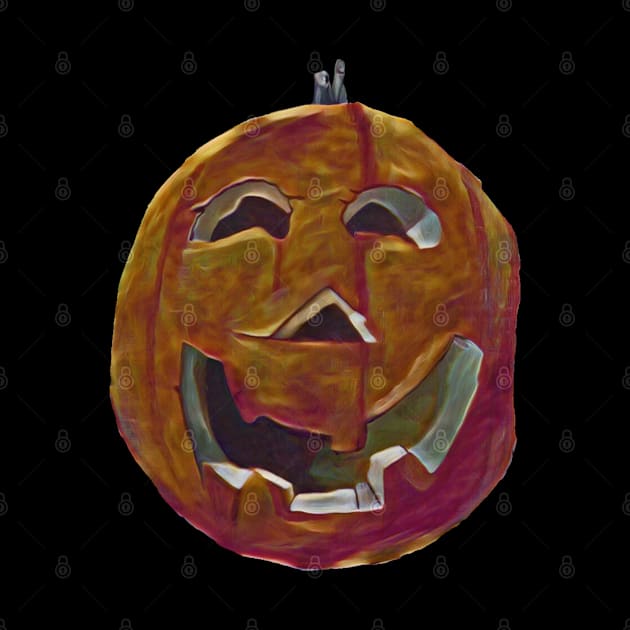 Laughing Grinning Pumpkin by wildjellybeans