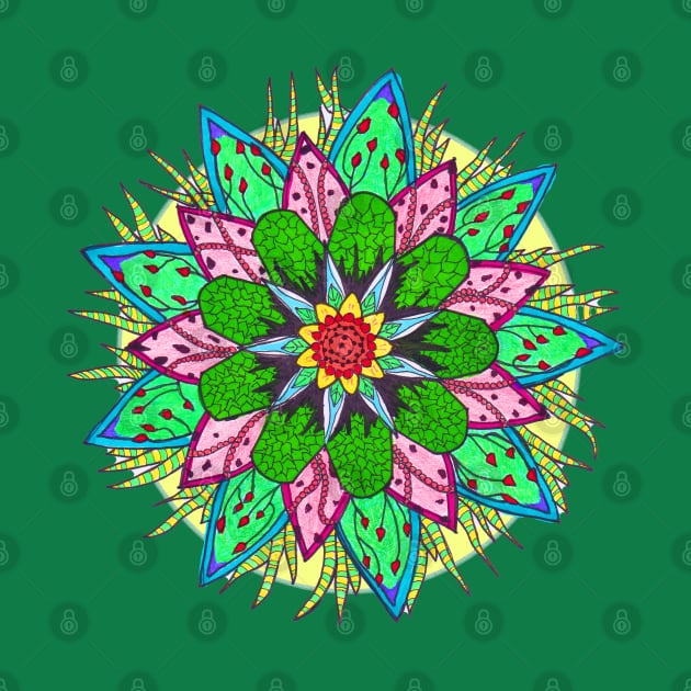 Joyful Floral Mandala Edition 3 by Blissful Drizzle