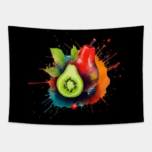 Watercolor fruit Tapestry