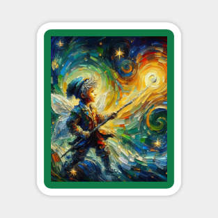 Magic Fairy in Starry Night Magnet