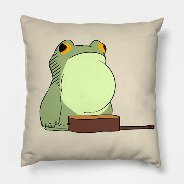 Frog 2 Pillow by naturalhabitatshorts