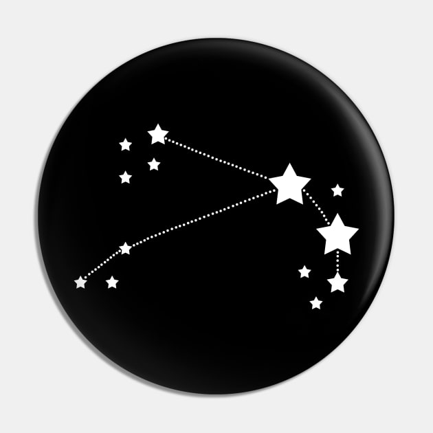 Aries Stars Zodiac Constellation Pin by Korry