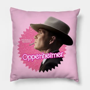 "This Barbie Is The Bomb" (Barbenheimer) Pillow