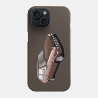 Ford Fiesta Mk 1 in roman bronze Phone Case