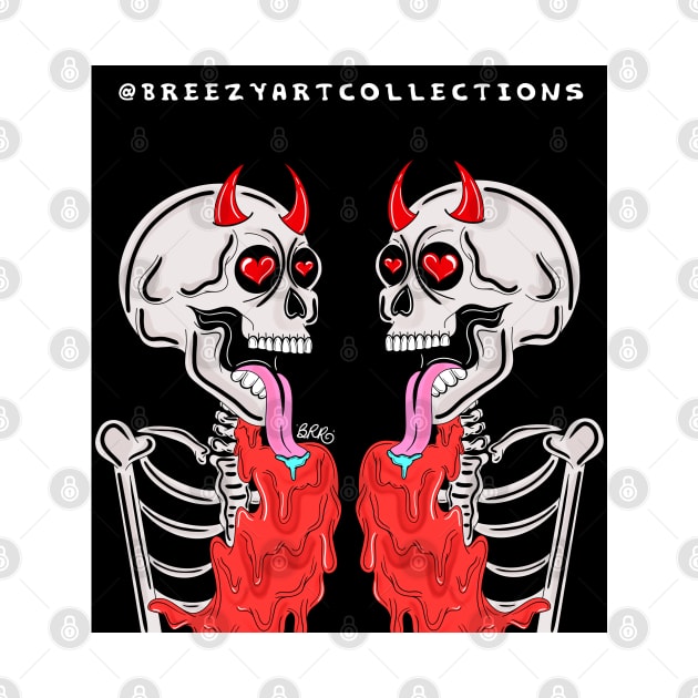 Bloody Skeletons by BreezyArtCollections 