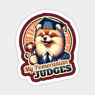 Pomeranian judge Magnet