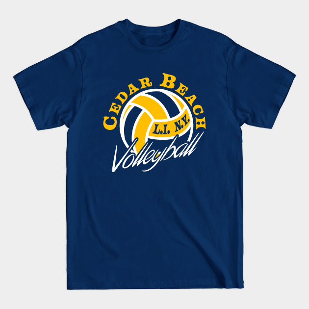 Disover Cedar Beach Volleyball - Long Island - T-Shirt