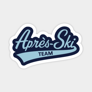 Après-Ski – Team (Lettering / Apres Ski / Sky-Blue) Magnet