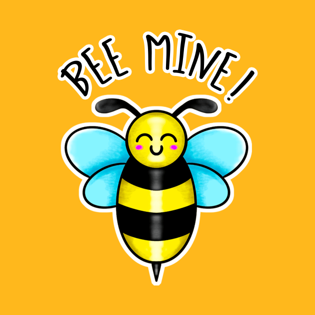 Kawaii Bee Mine by bolincradleyart