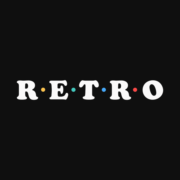 Retro style typography vintage concept by teemarket