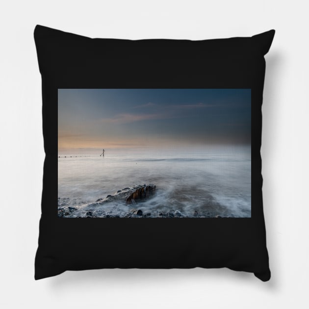 Sheringham Seascapes Pillow by Robert john