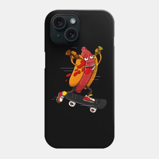 Hotdog Skater Funny Skating Bratwurst Phone Case