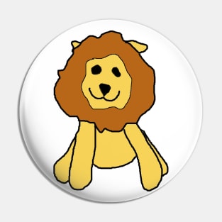 Friendly Lion Pin