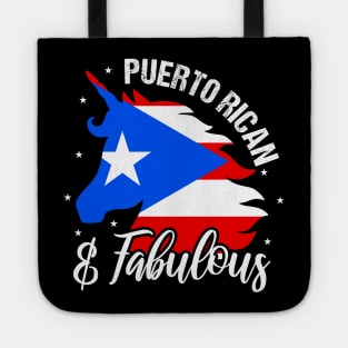 Puerto Rican & Fabulous - Puerto Rico Unicorn Tote