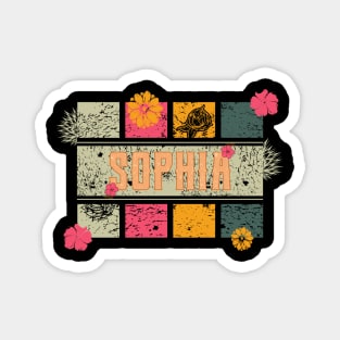 80s // Name // Sophia // Retro Style Magnet