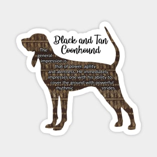 Black and Tan Coonhound Magnet