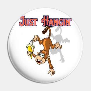 Monkey Just hangin version 2 gift Pin