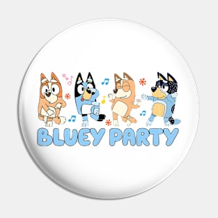 Bluey Party Pin