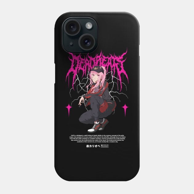 Hololive English Mori Calliope - Deadbeats Phone Case by Waifuku Merch