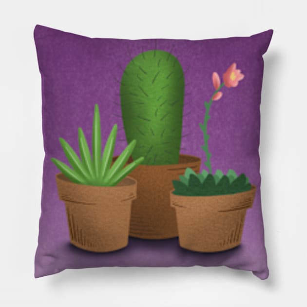 House Plants Pillow by IJ