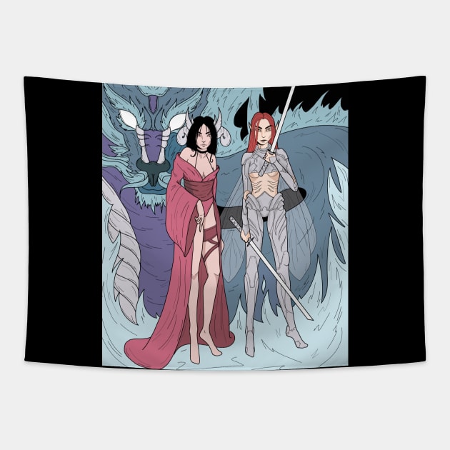 Kurozuka Tapestry by karjukai_art