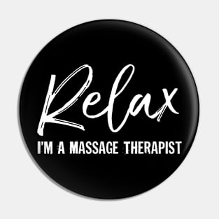 Massage Therapist Pin