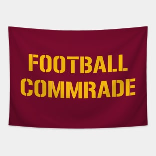 Football Commrade - Burgundy Tapestry