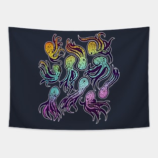 A Pride of Octopi Tapestry