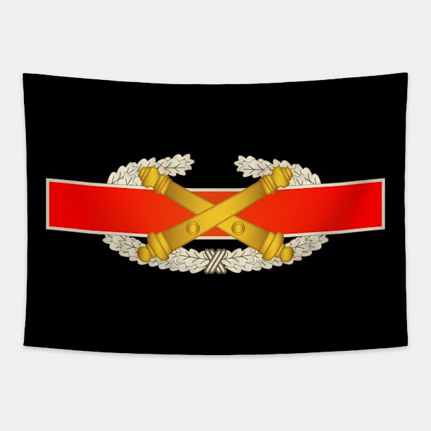 US Army Field Artillery Combat Artilleryman Badge wo Txt Tapestry by twix123844