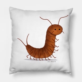 Brown Centipede Pillow