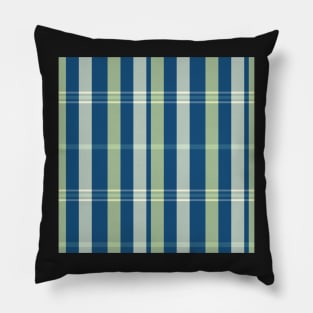 Summer Aesthetic Artair 2 Hand Drawn Textured Plaid Pattern Pillow