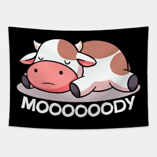 Mooooody Cow Tapestry