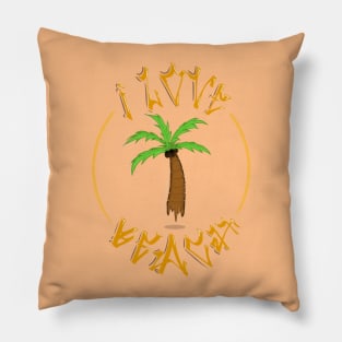 I Love Beach Pillow